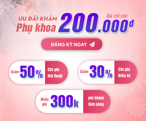 Ưu đãi khám phụ khoa chất lượng cao 7 hạng mục chỉ 200K